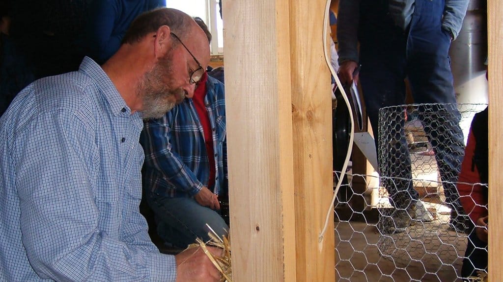 Straw bale building practical workshop